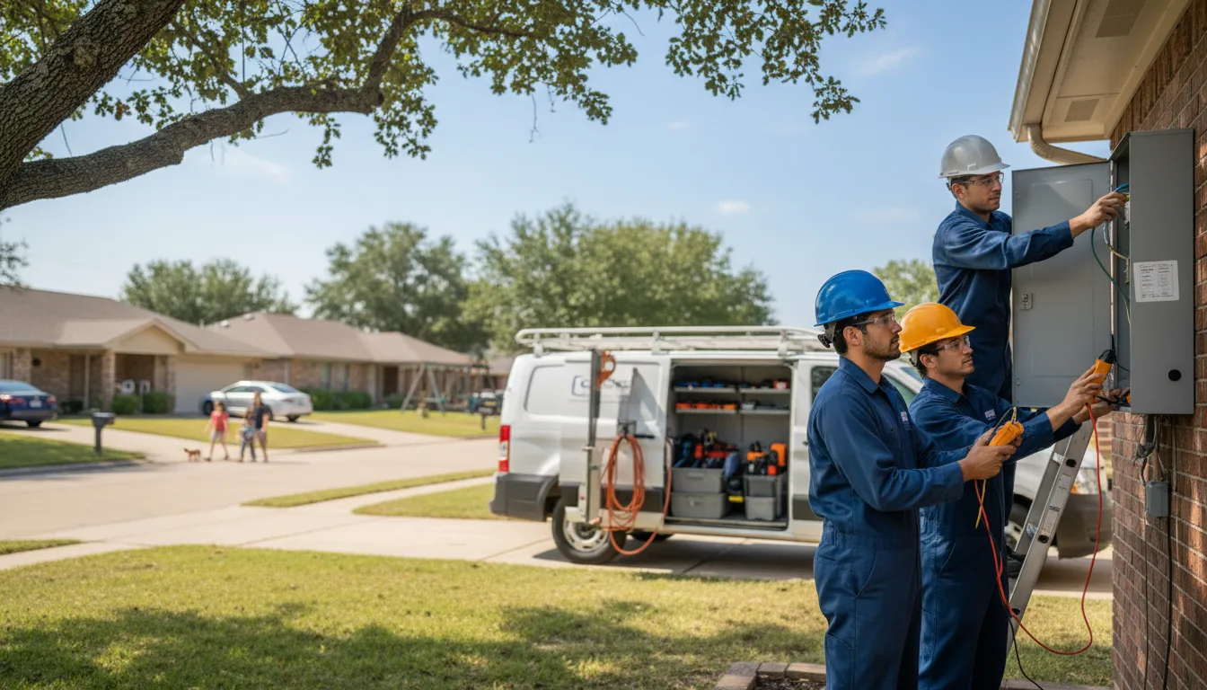 Certified electrician providing emergency electrical services in Resaca, GA